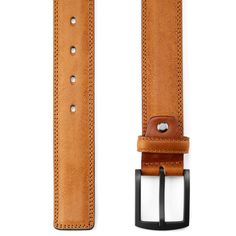 This cognac-coloured belt is constructed with vegetable-tanned leather, accented with matching stitching and a gunmetal grey buckle. Wear it with jeans or pair it with matching leather shoes and a casual suit. Made in Denmark. The size can be easily adjusted without making extra holes – simply shorten at the buckle. Modern Leather Belt With Smooth Grain, Brown Leather Belt Buckles For Work, Leather Belt Buckles With Removable Belt For Everyday Use, Leather Belt Buckle With Removable Belt For Everyday Use, Brown Smooth Grain Belt For Business, Formal Leather Belt Buckles In Cognac, Brown Leather Belt Buckles For Business, Brown Leather Belt Buckle For Business, Formal Cognac Leather Belt Buckles