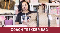 COACH TREKKER BAG IN SIGNATURE CANVAS / COACH DUFFLE BAG / COACH TRAVEL BAG / OUTLET MEN'S BAG - YouTube