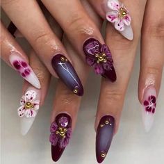 Super Cute And Stylish Ships In 5-10 Business Days Paznokcie Hello Kitty, Orchid Nails, Kutek Disney, Unghie Sfumate, Manikur Kuku, Milky Nails, Manicure Diy, Makijaż Smokey Eye, Nagel Inspo