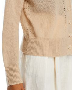 Find MAJESTIC FILATURES Pointelle Knit Button Front Cardigan on Editorialist. Majestic Filatures Pointelle Knit Button Front Cardigan Beige Buttoned Cardigan For Layering, Beige Cardigan With Buttons For Layering, Beige Sweater With Button Closure For Layering, Classic Cream Cardigan With Pointelle Knit, Beige Knit Cardigan With Button Closure, Cozy Beige Pointelle Knit Cardigan, Pointelle Knit, Button Front Cardigan, Cappuccino