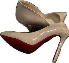 Christian Louboutin White Heels, Suede Louboutin Heels, Beige Louboutin Heels, Christian Louboutin Pink Heels, Black Peep Toe Heels, Christian Louboutin Iriza, Christian Louboutin Pigalle Follies, Black Patent Pumps, Christian Louboutin Shoes Heels & Wedges