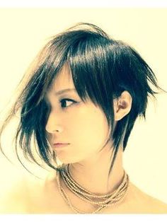 Punk Medium Hair, Edgy Asian Hair, Short Punk Hair, Hair Evolution, Messy Bob Hairstyles, Dramatic Hair, Swimming Hairstyles, Hair Color Caramel, Gray Hair Cuts