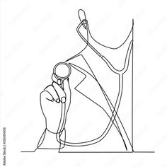 a line drawing of a person kneeling in front of a cross