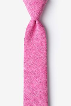 Denver Skinny Tie Classic Pink Tie For Spring, Classic Pink Ties For Spring, Hot Pink Tie, Bridal Party Outfit, Prom 2024, Wedding Color Inspiration, Tie Men, Pink Ties, Halloween Outfit