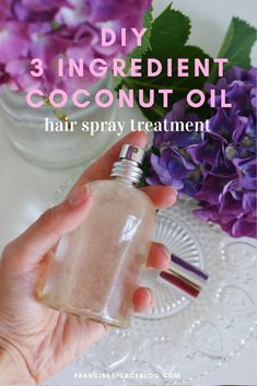 Diy Hair Spray Moisturizer, Coconut Water Hair Spray, Homemade Texture Spray For Hair, Hair Oil For Soft Hair, Coconut Spray For Hair, Homemade Hair Spray For Frizzy Hair, Diy Hair Oil Leave In, Diy Hair Shine Spray, Diy Daily Moisturizing Spray For 4c Hair