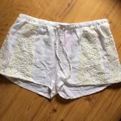 Reposhing This Item. Loved It, But Sadly They Didn’t Fit And I’m Ready To Rotate For Something New. 55% Linen 45% Viscose Size: L Elastic Waist: 15” Unstretched, 21” Stretched. Inseam: 2” Questions? Leave A Comment Below! Lace Bottoms With Built-in Shorts For Summer, Beachwear Shorts With Crochet Trim, Beachwear Shorts With Crochet Trim For Vacation, Beach Season Vacation Shorts With Crochet Trim, Vacation Beach Shorts With Crochet Trim, Vacation Shorts With Crochet Trim For Beach Season, White Crochet Trim Vacation Bottoms, White Crochet Trim Bottoms For Vacation, Summer Shorts With Crochet Trim For Spring