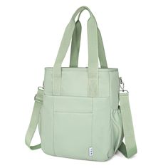 PRICES MAY VARY. Package: 1* NOL Extra Large Reusable Insulated Lunch Tote Bag Large Lunch Bag Size With Multi Pockets: This men's/women's lunch bag is extra-large (11.3''H X 13''L X 6.9''W),providing ample storage space for food, drinks, and other items. It has 2 main compartments with zipper closures, a front insert pocket and a back zippered pocket for small essentials like cutlery, tissues, keys, phone, and cards. Additionally, it features two side pockets for your bottle and umbrella.Whethe Lunch Bag For Work, Practical Outdoor Bags, Multifunctional Solid Color Outdoor Bags, Versatile Waterproof Shoulder Bag For School, Functional Green Bag For On-the-go, Waterproof Solid Color Shoulder Bag For Travel, Functional Green On-the-go Bag, Green Waterproof Shoulder Bag For Outdoor, Waterproof Travel Bags