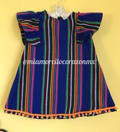 Mexican dress vestido mexicano cambaya pom poms mexican party fiesta mexicana uno fiesta first birthday cinco de mayo day of the dead coco Mexican Baby Girl, Fiesta First Birthday, Outfit Mexicano, Baby Olivia, Mexican Fashion, Mexican Outfit, Mexican Dress, Girls Pink Dress, Mexican Girl