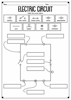 an electrical circuit diagram with the symbols and instructions for each circuit, including two wires