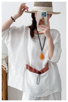 Drawstring Straps Summer Women Linen Tops 2707 Linen Color, Loose Style, Organic Linens, Shoulder Design