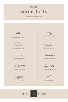 the best script font for wedding cards