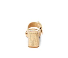 Vegan Raffia upper, Slip on for easy entry, Dual upper straps with large buckle detail,3.25\ espadrille wrapped block heel, Open square toe, Lightly padded footbed, Man made outsole | Women's Beach by Matisse Lucy Espadrille Dress Sandals in Natural Size 10 Natural Color Heels With Buckle Closure For Spring, Spring Natural Heels With Buckle Closure, Adjustable Heels With Buckle Closure For Vacation, Beach Sandals With Wrapped Heel And Square Toe, Vacation Heels With Buckle Closure, Spring Vacation Heels With Buckle Closure, Casual Straw Heels With Buckle Closure, Square Toe Beach Sandals With Heel Loop, Beach Heels With Buckle Closure And Straw Material