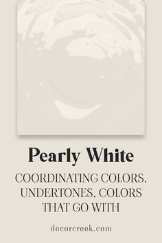 Pearly White SW 7009 by Sherwin-Williams | Coordinating Colors, Undertones Accessible Beige Sw, Accessible Beige, Color Pairs, Sherwin Williams Colors, Modern And Traditional Decor, Color Pairing, New House Plans, Trim Color, Coordinating Colors