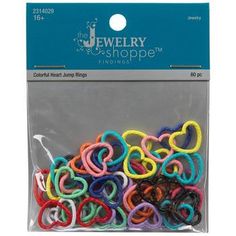 Dimensions: 11.5mm x 14.1mm Material: Metal Color: Multi-Colored Age Grade: 16+ Quantity: 60 Create colorful and functional jewelry with these Heart Jump Rings. These findings have a simple heart shape that is covered in tiny lines to add subtle texture. They come in several colorful hues for use in a variety of color schemes. Use these jump rings to add charms to your favorite necklace and create a unique accessory! Jump Ring Jewelry, Functional Jewelry, Split Rings, Subtle Textures, Colorful Heart, Hobby Lobby, Accessories Unique, Metal Color, Jump Rings