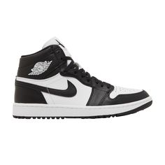 Find JORDAN 1 High Golf 'panda on Editorialist. Air Jordan 1 High Golf 'Panda' Jordan Panda, Air Jordan 1 High, Jordan 1 High, Nike Jordan, Air Jordan 1, Mens Shoes Sneakers, Jordan 1, Air Jordan, Air Jordans