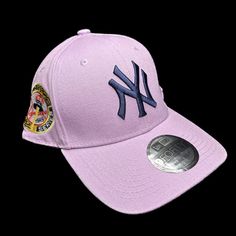 COLOR: LAVENDER  NY hat  Snapback Unisex side patch Ny Yankees Hat, Sherpa Bucket Hat, Yankee Hat, Ny Hat, New York Yankee Hat, Jordan Taylor, Yankees World Series, Yankees Hat, New Era Hat