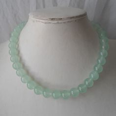 Welcome back to my shop: https://www.etsy.com/shop/pearlandjewelry Description of the product in the picture: The necklace lengh is 16 inches  ,I make the necklace to use 10mm pure natural light green jade and magnetic snap, IT is good necklace for your great wedding, Pearl Jewelry: necklace  Pearl Type: jade bead color: light green size: 10 mm  clasp:magnetic snap length: 16 inch If you need the other lengh or size ,Please feel free contact me. Thank you so much, :) Jade Beaded Necklace, Green Jade Necklaces For Weddings, Handmade Jade Necklace For Wedding, Green Jade Necklace, Chalcedony Necklace, Jade Necklace, Necklace Wedding, Bridesmaid Necklace, Wedding Jewellery Necklace