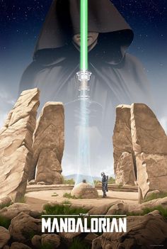 the poster for star wars, featuring darth vader