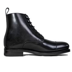 This cap toe boot from Idrese is the perfect wardrobe essential for all men. These boots can take beating with the best of them, and our full grain Italian leather will age perfectly. Look out for the Goodyear welted, Danite studded sole. Suitable for all terrain making this the perfect dress boot and outdoors boots. Whether you’re a cotton shirt and jeans kind of guy or a flannels and tweed kind of gent, this jumper boot is the everyday boot for you. Upper: Full-grain Italian leather Sole: Dain Business Lace-up Boots With Cap Toe For Winter, Winter Combat Boots With Leather Sole And Snip Toe, Classic Cap Toe Lace-up Boots With Reinforced Heel, Classic Cap Toe Moto Boots With Goodyear Welt, Classic Formal Moto Boots, Business Winter Chelsea Boots With Rubber Heel Cap, Business Cap Toe Chelsea Boots With Rubber Sole, Classic Plain Toe Moto Boots With Leather Sole, Business Lace-up Boots With Goodyear Welt For Winter