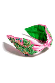 Add an elevated touch to your summer hairstyles with Shiraleah's Embellished Wide Headband. With its bright colors and intricate embroidered bead designs, this chic and trendy headband will be your new favorite summer accessory. Pair with other items from Shiraleah to complete your look! Trendy Headbands, Green Headband, Intricate Beading, Fall Fashions, Green Color Schemes, Wide Headband, Sequins Embroidery, Flower Headband, Summer Accessories