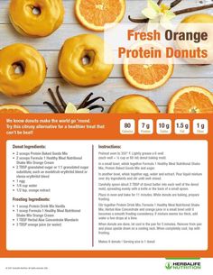 Herbalife Breakfast, Protein Donuts Recipe