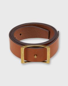 1.75" Conroy Belt in Cognac Leather | Shop Ann Mashburn Ann Mashburn, Unlacquered Brass, Dramatic Look, Brass Buckle, Leather Shops, Brass Hardware, Minimalist Style, Free Bag, Minimalist Fashion