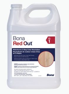 a gallon of bona red out