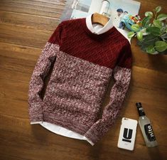 New Style Round Collar Winter (3 Colors) freeshipping - BOJONI Over Size Outfit Men, Over Size Outfit, Mens Fashion Sweaters, Coffee Sweater, Africa Dress, Thick Sweater, Cozy Aesthetic, Casual Sweater, Thick Sweaters