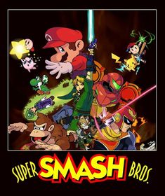 the super smash bros movie poster