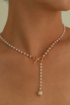 Details:Gold Bowknot Pearl Pendant NecklaceColor: goldWeight: 4.8g Pearl Pendant Necklace, Gold Pendant Necklace, Gold Details, Pearl Pendant, Gold Jewelry, Pearl Necklace, Jewelry Bracelets, Gold Necklace, Pendant Necklace