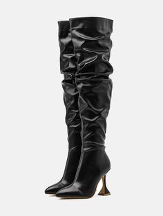 Diamond Heels, Number Nine, Pu Boots, Purple Mini Dresses, Backless Mini Dress, Over The Knee Boots, Over The Knee, High Boots, Knee High Boots