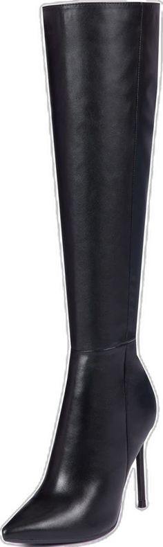 Elegant Fitted Synthetic Boots, Fitted High Shaft Boots, Wide Calf Boots, Wide Calf, Long Boots, Shoes Booties, Knee High, Leather Boots, Heeled Boots