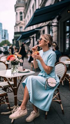 Stay comfortable and stylish in this effortless weekend look. A pastel midi dress paired with white sneakers and a crossbody bag makes for the perfect brunch outfit. #WeekendStyle #BrunchOutfit #PastelFashion #CasualOuting Cool Glasses For Men, Pastel Midi Dress, Christmas Coat, Review Clothing, Ankle Boots Dress, Fall Trends Outfits, 2024 Fashion Trends, Perfect Brunch, Clothing Haul