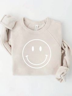 I've Got Nothing To Do Today but Smile Sweatshirt (2 Colors) Fun Winter T-shirt With Crew Neck, Super Soft Cotton Casual Sweatshirt, Super Soft Casual Cotton Sweatshirt, Casual Super Soft Cotton Sweatshirt, Super Soft Crew Neck Sweatshirt For Loungewear, Cozy Crew Neck T-shirt For Loungewear, Trendy Crew Neck Sweatshirt For Loungewear, Super Soft Comfortable Sweatshirt, Super Soft Cotton Tops With Cozy Fit