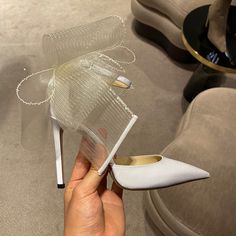 Elegant Single Summer Shoes Women Elegant Silk Buckle Strap Bowknot Mesh Sandals Pointed Toe Stiletto Heel Marry Jane Shoes Spring Wedding Shoes With Bow, Spring Wedding Shoes With Bow And Pointed Toe, Elegant Summer Wedding Shoes With Bow, Summer Wedding Shoes With Bow High Heel, Summer Wedding Shoes With Bow And High Heel, Party Heels With Ribbon And Round Toe, Summer Wedding Shoes With Bow Detail, Elegant Ankle Tie Wedding Shoes With Wrapped Heel, Summer Wedding Shoes With Bow