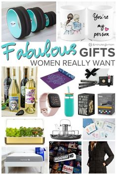 various gifts for women that are on display