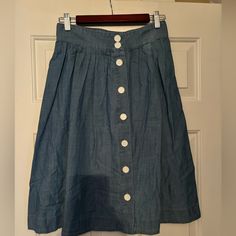 Talbots Size 2 Petite Denim Skirt New With Tags Fantastic Anytime Of The Year Smoke-Free Environment Thank You For Shopping My Closet! Denim Blue Button-up Cotton Skirt, Button-up Denim Blue Cotton Skirt, Blue Button-up Cotton Denim Skirt, Blue Cotton Button-up Denim Skirt, Dark Wash Button-up Cotton Skirt, Cotton Denim Skirt With Button Closure For Day Out, Summer Cotton Button-up Denim Skirt, Cotton Button-up Denim Skirt For Summer, Button-up Cotton Denim Skirt For Summer