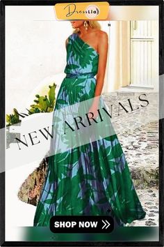 Women's Swing Dress Maxi Long Dress Sleeveless Print Trees / Leaves Spring & Summer One Shoulder Hot Holiday Beach Vacation Dresses Green Rose Red S M L Xl Xxl Green Summer Maxi Dress For Holiday, Casual Green Maxi Dress For Holiday, Green Summer Holiday Dress, Green One-shoulder Maxi Dress For Vacation, Green Bohemian Sleeveless Party Dress, Green Bohemian Sleeveless Dress For Party, One Shoulder Sleeveless Dress For Summer Vacation, One-shoulder Sleeveless Dress For Summer Vacation, Green One-shoulder Sleeveless Summer Dress