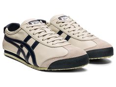 Peacoat Men, Tiger Mexico 66, Onitsuka Tiger Mexico 66, Mexico 66, Onitsuka Tiger, Unisex Shoes, Blue Sneakers, Black & White, Training Shoes