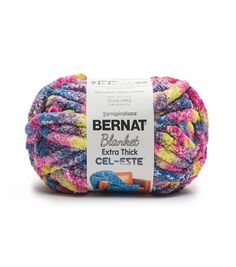 bernat extra thick yarn in multicolors