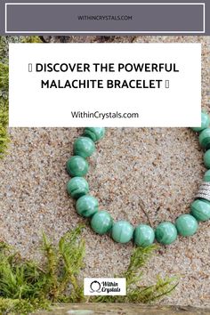 Discover the Powerful Malachite Bracelet Spiritual Green Malachite Beaded Bracelets, Green Malachite Spiritual Beaded Bracelets, Malachite Gemstone Bracelet, Spiritual Malachite Bracelet With Natural Stones, Adjustable Green Malachite Jewelry, Malachite Gemstone Bracelets As Gift, Green Gemstone Spiritual Bracelets, Spiritual Green Gemstone Bracelets, Spiritual Malachite Bracelets As Gift