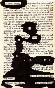 an old book page with some type of text on it and black ink overlays