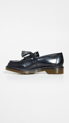 Dr. Martens Adrian Tassel Loafers | Shopbop Martens Loafers, Dr Martens Loafers, Dr Martens Adrian, Shoe Last, Youth Culture, Tassel Loafers, Unisex Shoes, Leather Tassel, Doc Martens