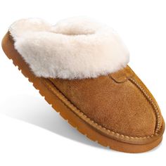 PRICES MAY VARY. Warm and Comfy: The platform slippers for women are lined with cozy wool inside and made of breathable suede, which can make every inch of your feet feel the softness and warm of the shearling. Great Sheepskin Slippers: Our house slippers for women are warm in winter and cool in summer. Sheepskin slippers for women will adjust to your body temperature making it a great blend of insulated and breathable. Provides fluffy fuzzy comfortable feeling for your feet. Indoor/Outdoor Slip Indoor Slippers With Plush Lining And Closed Toe, Winter Sheepskin Slip-on Slippers, Sheepskin Closed Toe Slippers, Shearling Indoor Slippers, Shearling Slippers With Rubber Sole And Closed Toe, Indoor Slippers With Faux Fur Lining And Round Toe, Soft Sheepskin Slippers With Round Toe, Winter Sheepskin Slippers With Suede Lining, Winter Sheepskin Slippers With Rubber Sole