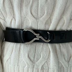 Vintage Isaiah Kincaid Womens Black 100% Leather Horsebit Belt Sz 30 Made USA Size 30 Color: black  Material: 100% leather  Silver colored hardware  Made in USA Modeled on a medium/size 6/ 5 foot 7/ 140lbs/ 34 C/ 28" inch waist   Length: 34"  Width: 1.5 Horsebit Belt, 28 Inch Waist, Suspender Belt, Leather Silver, Waist Length, Suspenders, Vintage Accessories, Medium Size, Silver Color