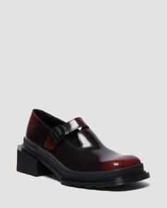 Maybole Square Toe Mary Jane Shoes in Black | Dr. Martens Square Toe Mary Jane, Chelsea Boots Heel, Mary Jane Shoes Black, Leather Mary Jane Shoes, Boys School Shoes, Mary Jane Platform Shoes, Black Dr Martens, Soft Leather Boots, Zapatos Mary Jane