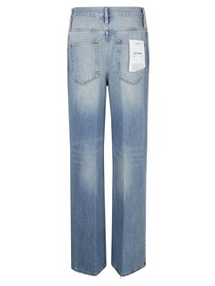 5 pocket jeans Average life Straight line Wide leg Button fastening Colour: denim Composition: 80% regenerated cotton, 20% recycled cotton Frame Jeans, 5 Pocket Jeans, Paris Texas, Straight Line, Jeans Light, Denim Design, Pocket Jeans, Light Denim, Recycled Cotton