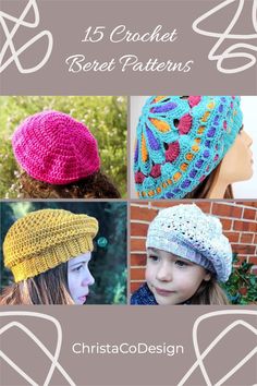 crochet hat patterns for girls and boys