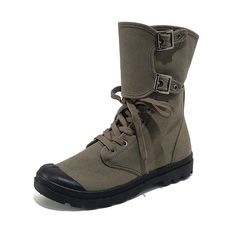 Category:Boots; Upper Materials:Canvas; Embellishment:Splicing; Season:Fall,Winter; Gender:Men's; Activity:Walking; Toe Shape:Round Toe; Style:Classic,Vintage; Boot Shaft:Booties / Ankle Boots; Outsole Materials:Rubber; Occasion:Daily; Closure Type:Lace-up; Pattern:Solid Colored; Listing Date:10/23/2023; 2024 Trends:Retro,Motorcycle Boots,Biker boots; Foot Length:null; Foot Width:null; Size chart date source:Provided by Supplier. Trendy Mid-calf High Ankle Outdoor Boots, Winter High Ankle Lace-up Hiking Boots, Trendy Ankle-high Martin Boots For Outdoor, Winter Hiking Lace-up Boots With Round Toe, High Ankle Platform Boots For Fall Outdoor Activities, Fall High Ankle Platform Boots For Outdoor, Trendy Mid-calf Boots For Outdoor Fall Use, Trendy Mid-calf Boots For Fall Outdoor Activities, Fall Season High Ankle Platform Boots