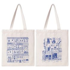 PRICES MAY VARY. Canvas,Cotton Imported 【Material】: This cute tote bag is made of 100% high-quality cotton canvas, which is lightweight, durable, reusable, and portable. 【Large Capacity 】: This reusable grocery bag size : 15" Lx13" W, handle length: 10"L, which has large storage capacity for your daily necessities, such as laptop, iPad, mobile phone, books, magazine, keys, charger, water bottle, pencil, umbrella, wallet, makeup and sunglasses. 【Trendy Design】: Unique different patterns on front Canvas Grocery Tote Bag, Cheap Canvas Bag With Screen Print For Daily Use, Art Tote For Kids, Cheap Fun Canvas Bag For Daily Use, Cheap Bags With Graphic Design, Cheap Everyday Canvas Bag With Graphic Print, Cheap Canvas Bag With Graphic Print For Daily Use, Cheap Summer Tote Bag, Grocery Shopping Clothes